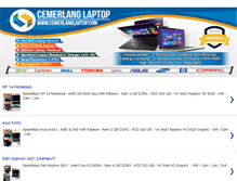 Tablet Screenshot of cemerlanglaptop.com